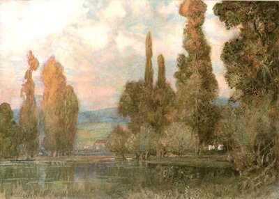 By the Edge of the Lake, 1902 by Unbekannt