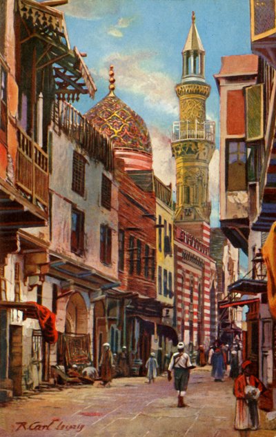 Cairo: Boulac Street and Mosque of Aboul-Ela, c1918-c1939 by Unbekannt