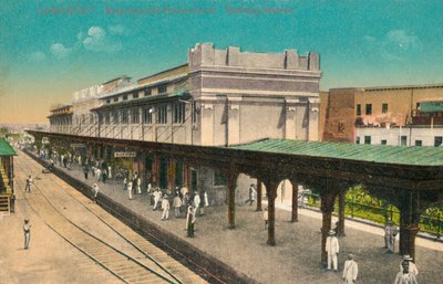 Camaguey. Estacion del Ferro-Carril. Railway Station, Cuba by Unbekannt