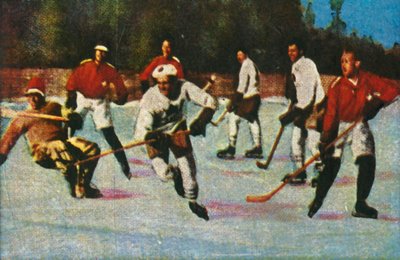 Canadian Ice Hockey Team by Unbekannt