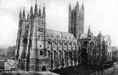 Canterbury cathedral, Canterbury, Kent by Unbekannt