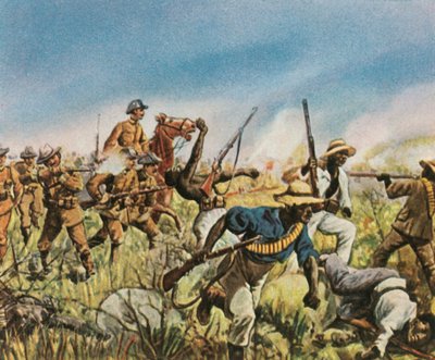 Captain Franke fighting the Hereros, 1904, 1936 by Unbekannt