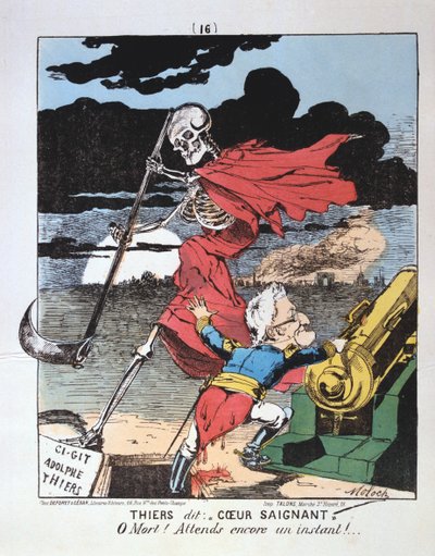 Caricature Against Adolphe Thiers by Unbekannt