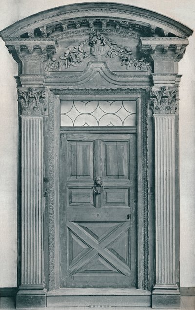 Carved Wood Doorway, Early Eighteenth Century, 1909 by Unbekannt