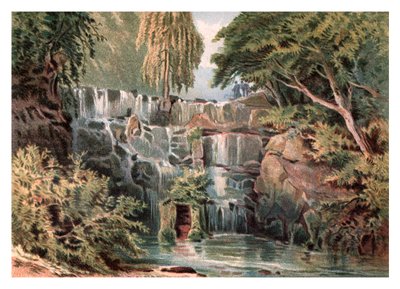 Cascade at Virginia Water, 1880 by Unbekannt