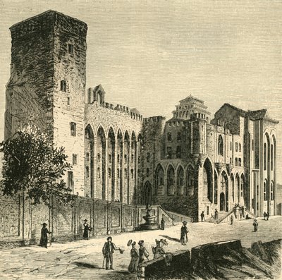 Castle of the Popes, Avignon by Unbekannt