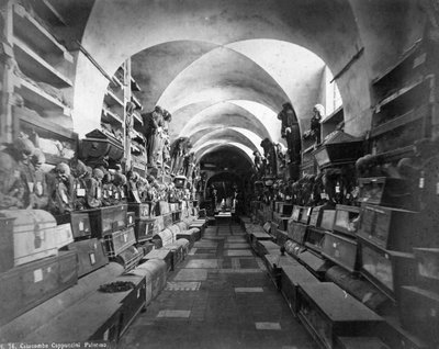 Catacombs of the Capuchins, Palermo, Italy, c1910s by Unbekannt
