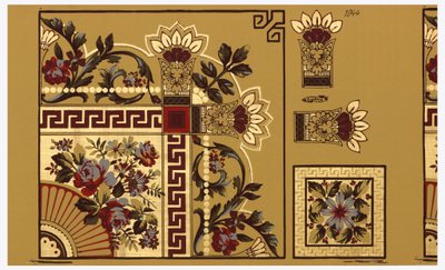 Ceiling Border, 1875–1906 by Unbekannt