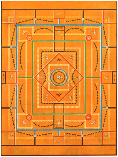 Ceiling decoration, Pompeii, Italy by Unbekannt