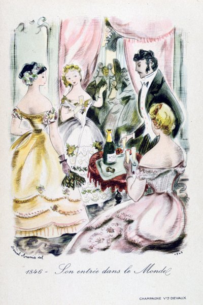 Champagne Devaux Advertisement by Unbekannt