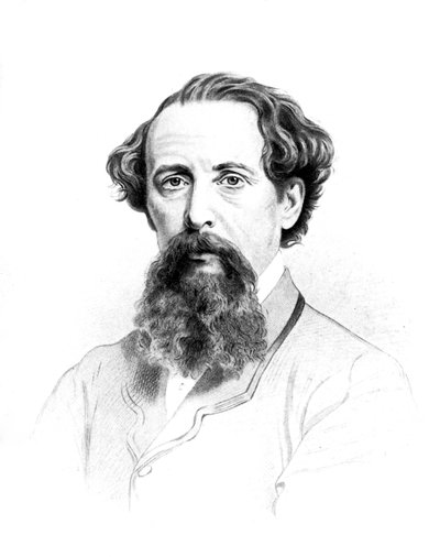 Charles Dickens, 19th century English author by Unbekannt
