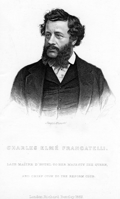 Charles Elme Francatelli, 1862 by Unbekannt
