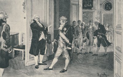 Charles and Ferdinand at Bayonne, 1808, 1896 by Unbekannt