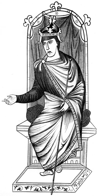 Charles le Chauve, 9th century, 1849 by Unbekannt