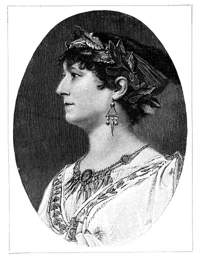 Charlotte Wolter, Austrian Actress by Unbekannt
