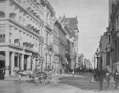 Chestnut Street, Philadelphia by Unbekannt