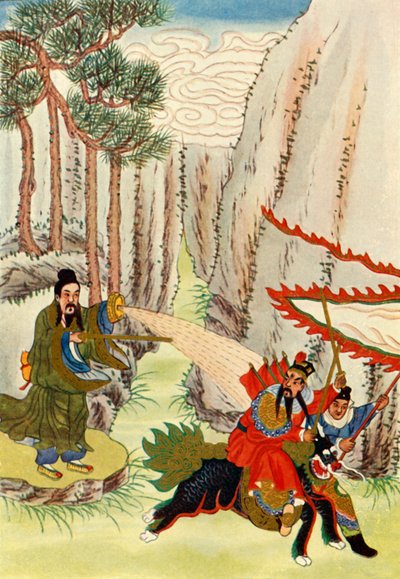 Chiang Tzu-Ya Defeats Wen Chung by Unbekannt