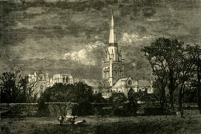 Chichester Cathedral, From The South by Unbekannt