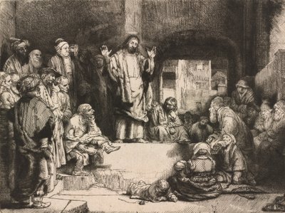Christ Preaching La petite Tombe, c. 1652 by Unbekannt