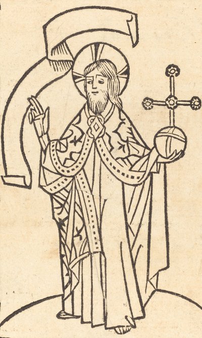 Christ as Salvator Mundi by Unbekannt