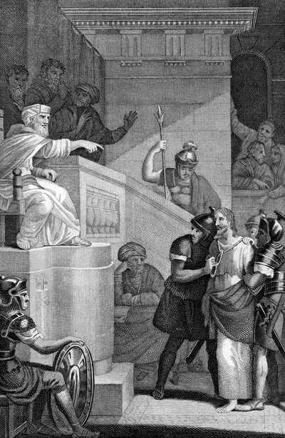 Christ Before Caiaphas by Unbekannt
