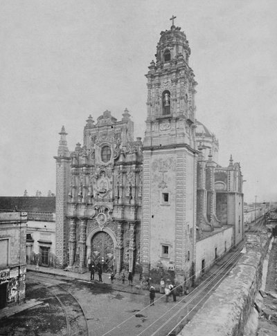 Church of La Santisma, City of Mexico by Unbekannt