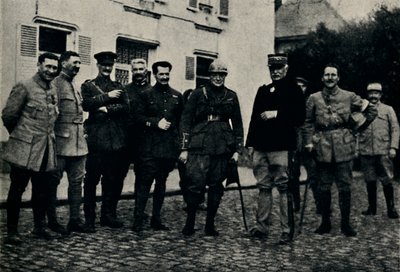 Churchill Visits The Somme Battlefield by Unbekannt