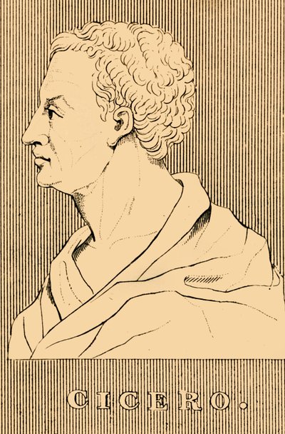 Cicero, 106-43 BC, 1830 by Unbekannt