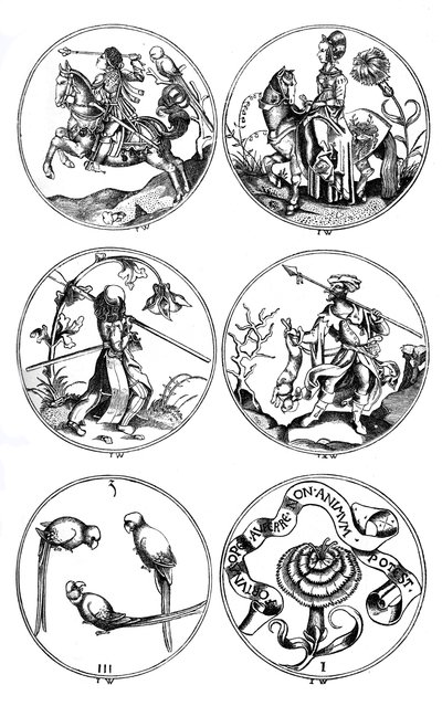 Circular Playing Cards, Germany by Unbekannt