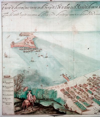 City of Veracruz, Mexico, 17th century by Unbekannt