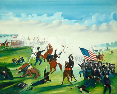 Civil War Battle by Unbekannt