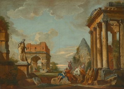 Classical Landscape by Unbekannt