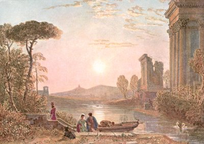 Classical Landscape, c1900 by Unbekannt