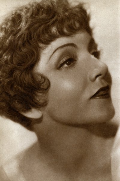 Claudette Colbert, French-American actress by Unbekannt