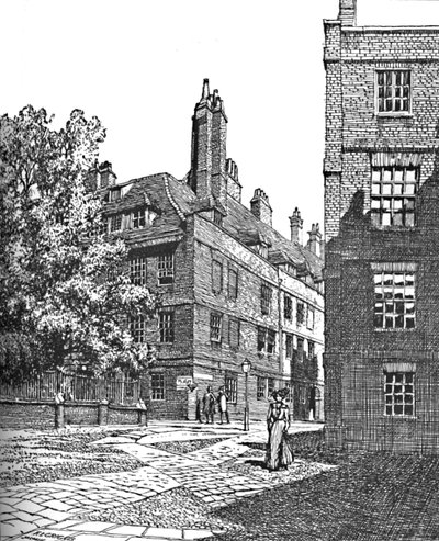 Cliffords Inn, Looking North East, 1903 by Unbekannt