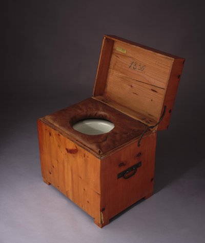 Close stool of Franz Joseph I of Austria by Unbekannt