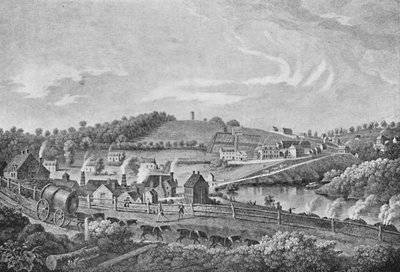 Coalbrookdale in 1758 by Unbekannt