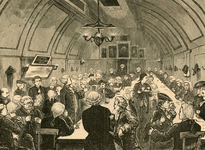 Cogers Hall, from an old print by Unbekannt
