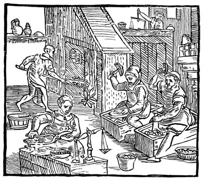 Coiners at Work by Unbekannt