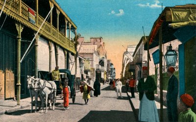 Colmar Street, Suez, Egypt, 20th century by Unbekannt