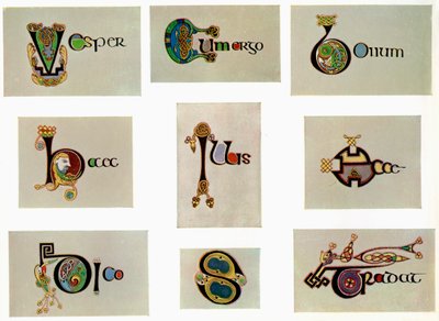 Compound Letters, 800 AD by Unbekannt