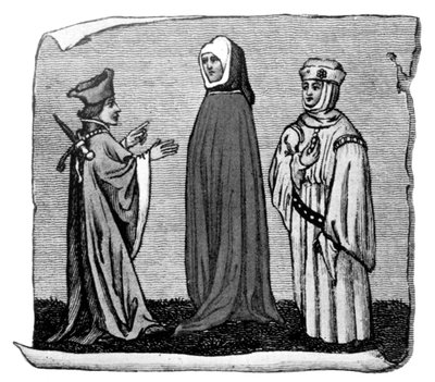 Costume, 14th century by Unbekannt