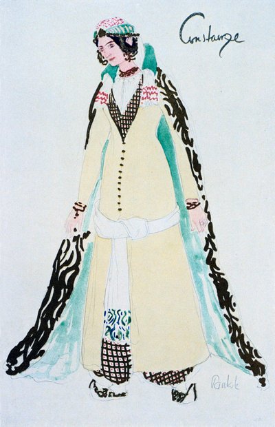 Costume for Constanze by Unbekannt