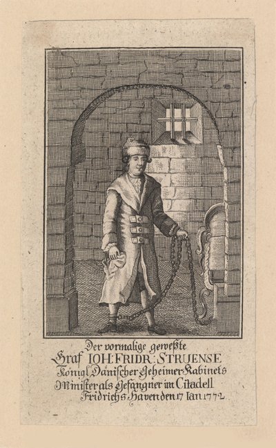 Count Johann Friedrich Struensee by Unbekannt