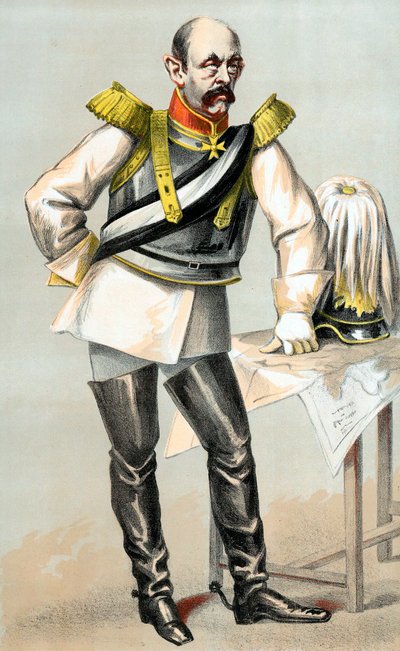 Count Otto von Bismarck, Prusso-German statesman, 1870 by Unbekannt
