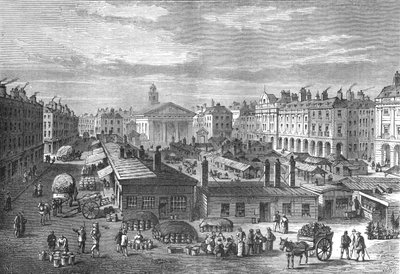Covent Garden Market, c1820 by Unbekannt