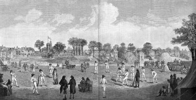 Cricket at Moulsey Hurst by Unbekannt