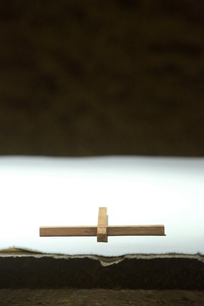 Cross on an altar, Taize Community, Taize, France by Unbekannt