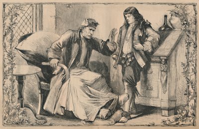 Crusoe Advised by His Father by Unbekannt