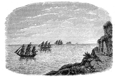 Curvature of the Earth, c1880 by Unbekannt